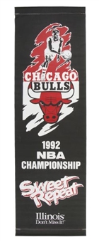 1992 Chicago Bulls Championship Street Banner